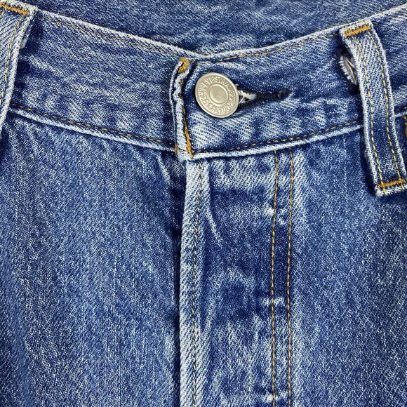 Levi's 501 XX Big E Womens Jogger Denim Jeans Size 28 Medium Wash Hipster Grunge - Picture 5 of 15
